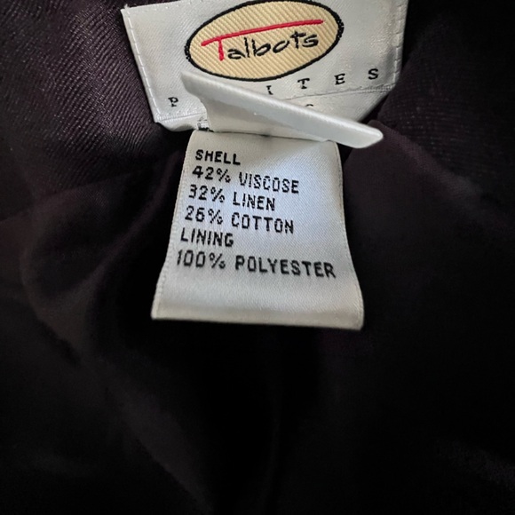 Talbots Linen Blend Pants - Picture 4 of 4